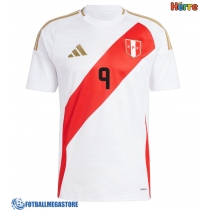 Fotballdrakt Herre Peru Paolo Guerrero #9 Hjemmedrakt Copa America 2024 Kortermet